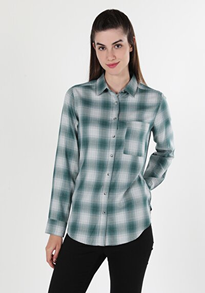 Image de Chemise À Manches Longues Vert Femme