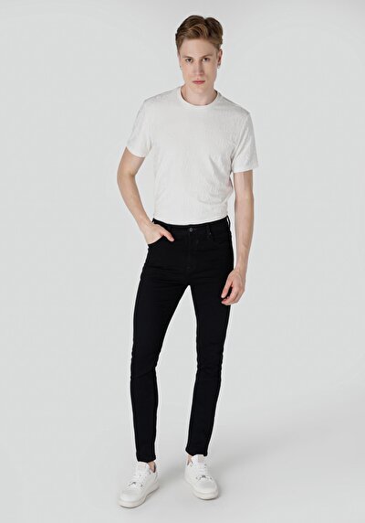 Image de 035 Ryan Pantalon Noir En Skinny Fit Homme