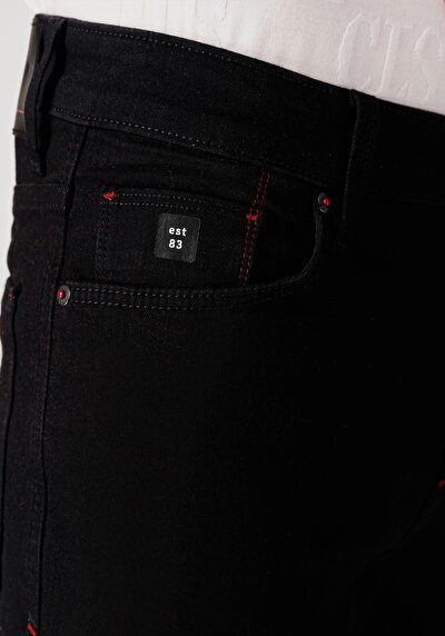 Image de 035 Ryan Pantalon Noir   En  Skinny Fit Homme