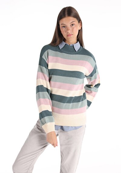 Image de Pull Multicolou Regular Fit   Femme