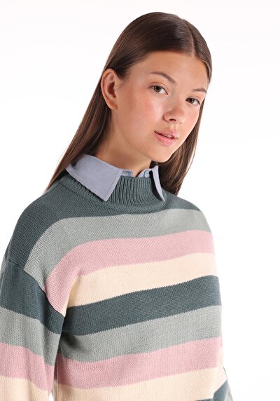 Image de Pull Multicolou Regular Fit   Femme