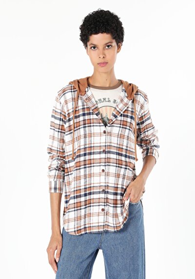 Image de Chemise À Manches Longues Marron Femme