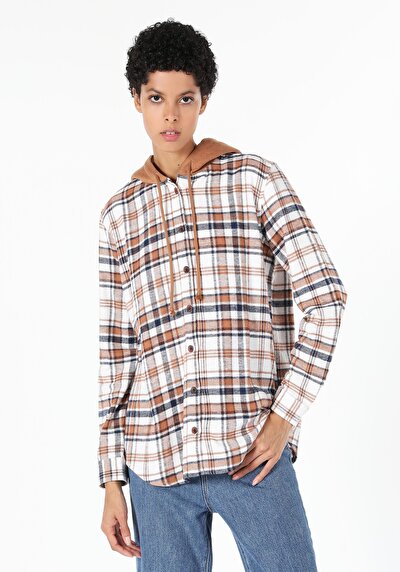 Image de Chemise À Manches Longues Marron    Femme