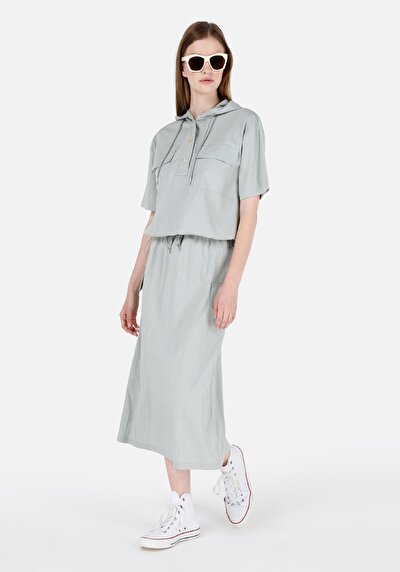 Image de Jupe Vert Midi    Femme
