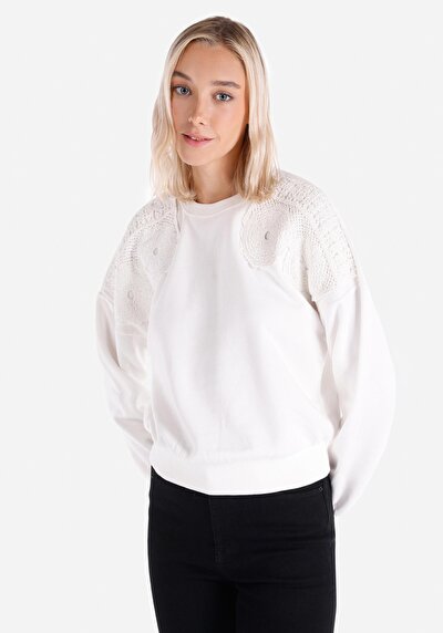 Image de Pull-over Blanc Regular Fit  Femme