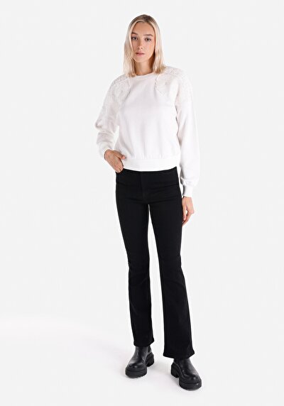 Image de Pull-over Blanc Regular Fit  Femme