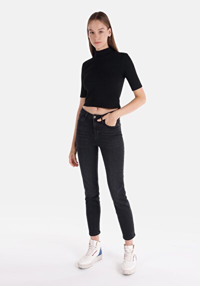 Image de 703 Carla Pantalon Denim En Slim Fit Femme