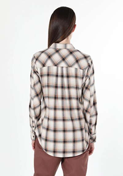Image de Chemise À Manches Longues Beige Femme