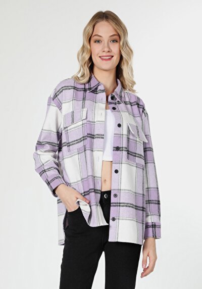 Image de Chemise À Manches Longues Violet Femme