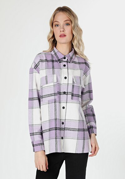 Image de Chemise À Manches Longues Violet Femme