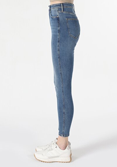 Image de 760 Diana Pantalon Bleu   En  Skinny Fit Femme