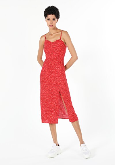 Image de Robe Rouge Slim Fit Femme