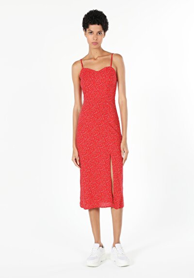 Image de Robe Rouge Slim Fit    Femme