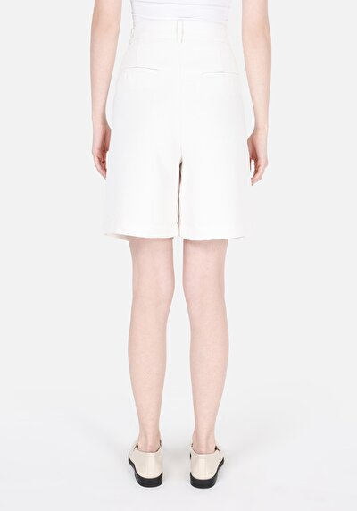 Image de Short Blanc Regular Fit Femme
