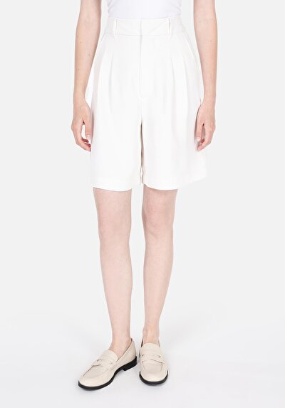Image de Short Blanc Regular Fit Femme
