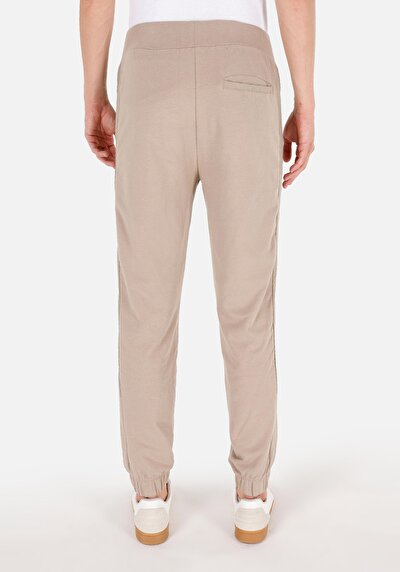 Image de Pantalon De Survêtement Beige Slim Fit Homme