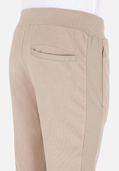 Afficher les détails de Pantalon De Survêtement Beige Slim Fit Homme