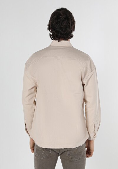 Image de Shırt À Manches Longues Blanc Oversize   Homme