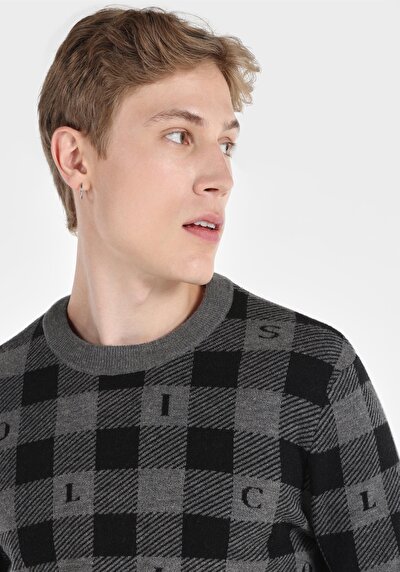Image de Pull Gris Regular Fit   Homme