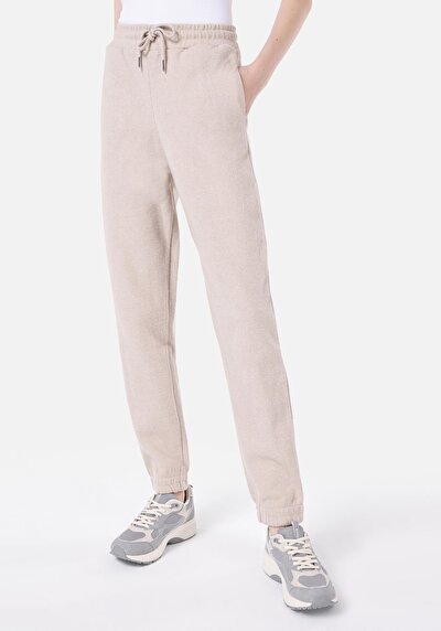 Image de Pantalon De Survêtement Beige Regular Fit Femme