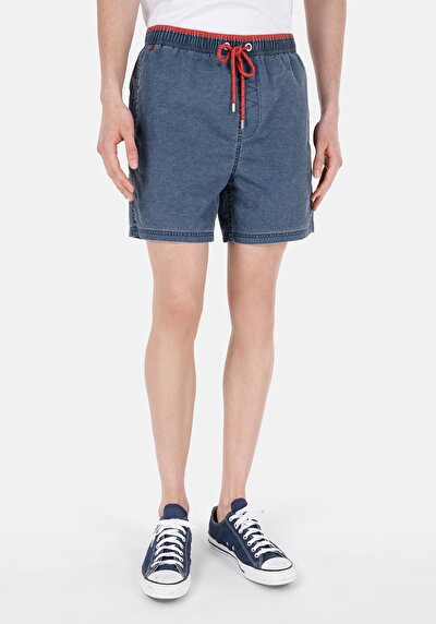 Image de Short De Bain Bleu Slim Fit  Homme