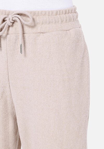 Afficher les détails de Pantalon De Survêtement Beige Regular Fit Femme