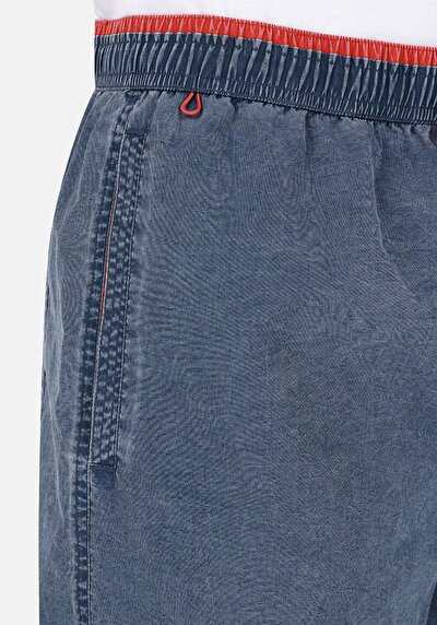 Image de Short De Bain Bleu Slim Fit  Homme