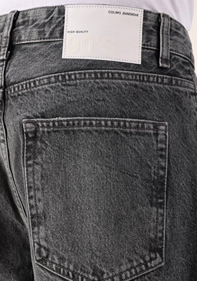Afficher les détails de 057 Milas Pantalon Gris   En  Loose Relaxed Fit Homme