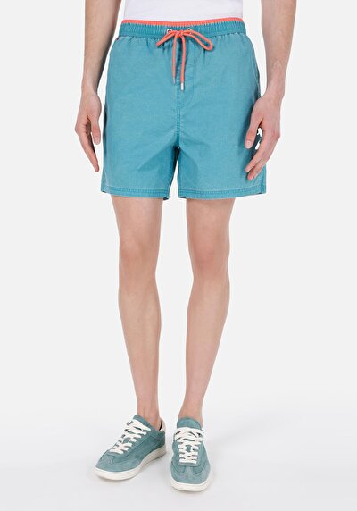 Image de Short De Bain Bleu Slim Fit  Homme
