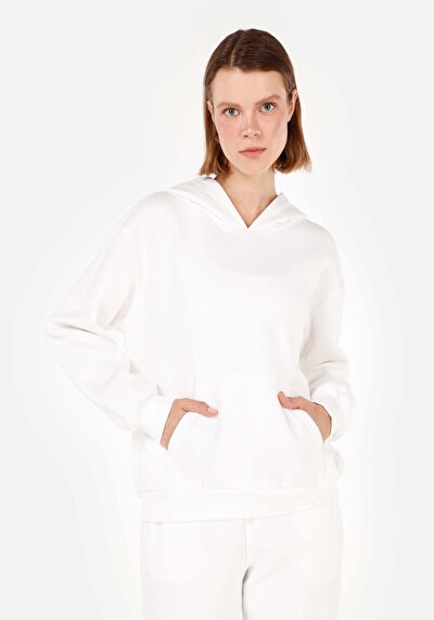 Afficher les détails de Pull-over Blanc Regular Fit  Femme