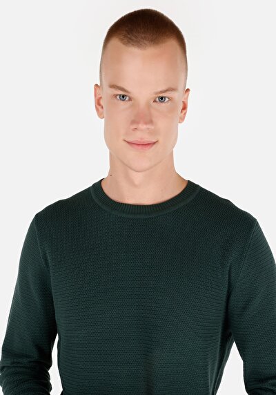 Image de Pull Vert Regular Fit Homme