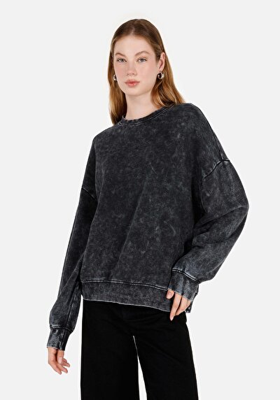 Afficher les détails de Pull-over Anthracite Comfort Fit  Femme
