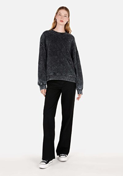 Afficher les détails de Pull-over Anthracite Comfort Fit  Femme