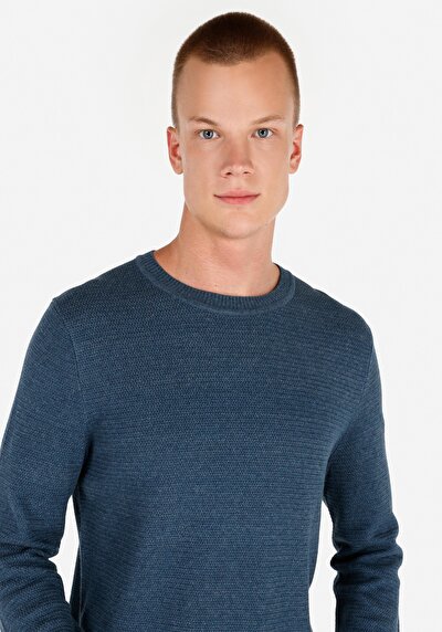 Image de Pull Bleu Regular Fit   Homme