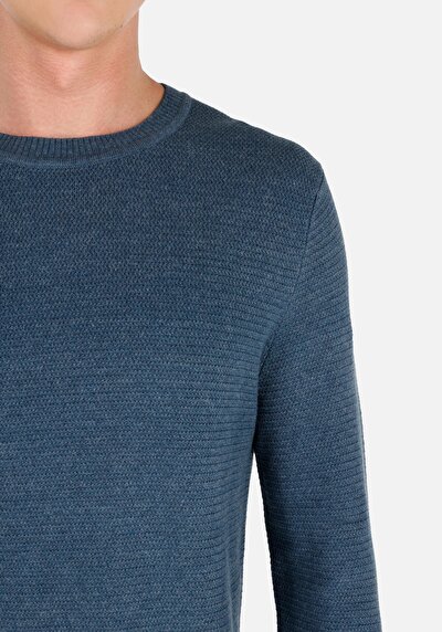 Image de Pull Bleu Regular Fit   Homme