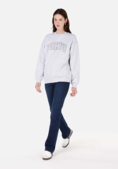 Image de Pull-over Gris Regular Fit  Femme