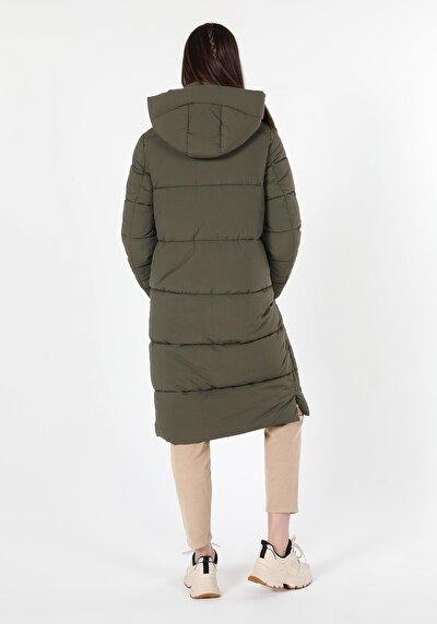 Image de Manteau Kaki Regular Fit Femme