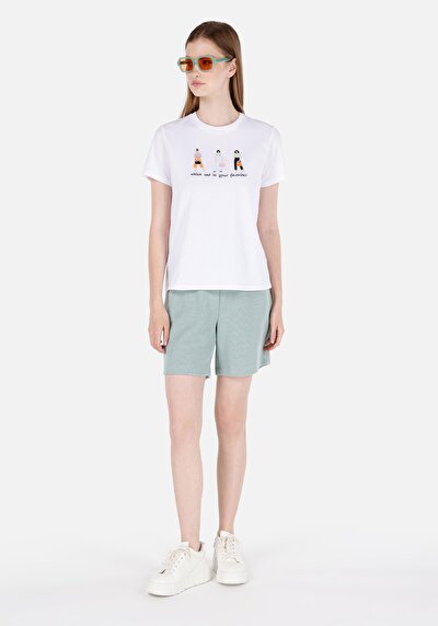 Image de Short Vert Regular Fit Femme