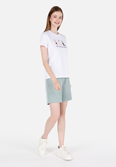 Image de Short Vert Regular Fit Femme