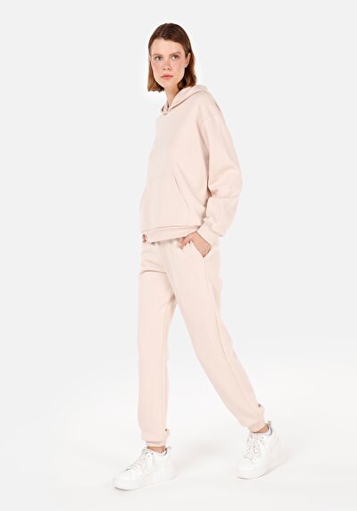 Image de Pantalon De Survêtement Beige Regular Fit Femme