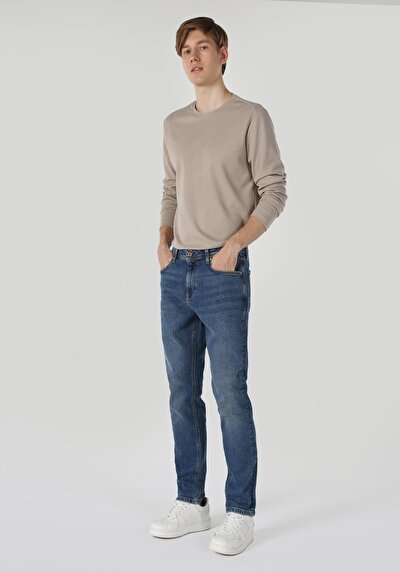 Image de 067 Jack Pantalon Bleu   En  Regular Fit Homme