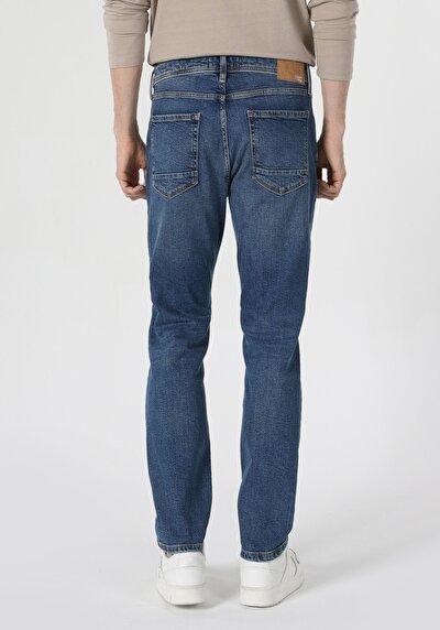 Image de 067 Jack Pantalon Bleu En Regular Fit Homme