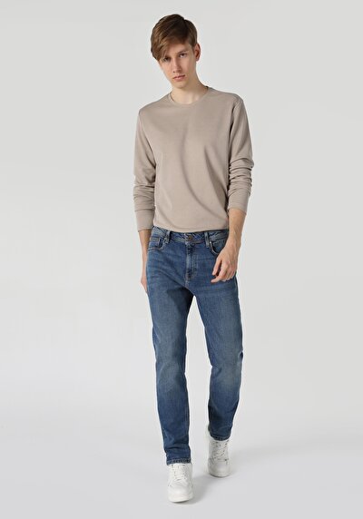 Image de 067 Jack Pantalon Bleu En Regular Fit Homme