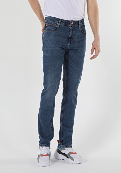 Image de 044 Karl Pantalon Denim Straight Leg  En  Straight Fit Homme