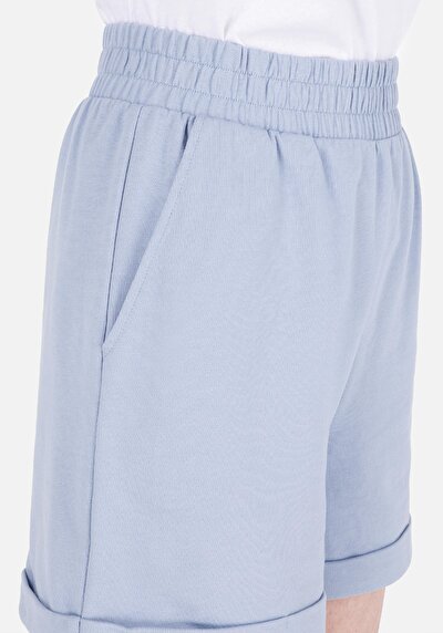 Image de Short Bleu Regular Fit Femme