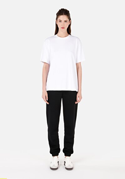 Image de Pantalon De Survêtement Noir Regular Fit Femme