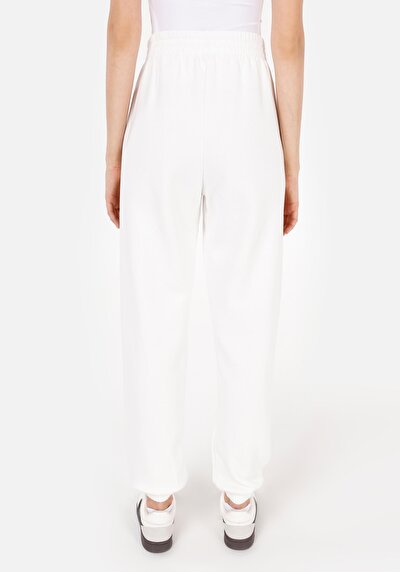 Image de Pantalon De Survêtement Blanc Regular Fit Femme