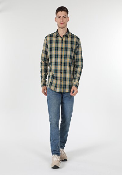 Image de Chemise À Manches Longues Multicolou Regular Fit   Homme