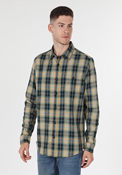 Image de Chemise À Manches Longues Multicolou Regular Fit   Homme