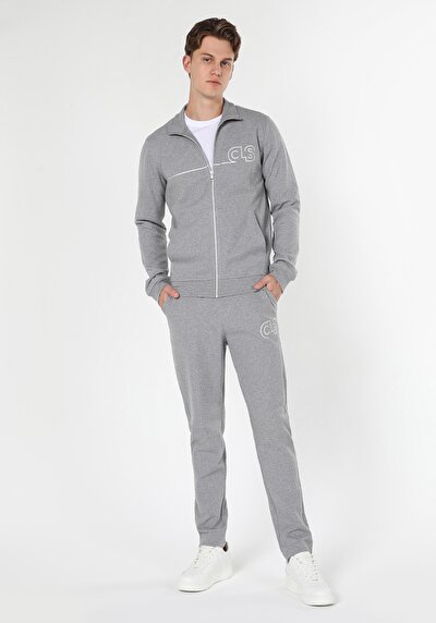 Afficher les détails de Veste De Blazer Gris Slim Fit   Homme